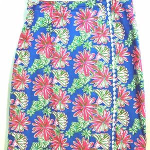 SALE!!  Lilly Pulitzer BlueGreenPink A-line Skirt